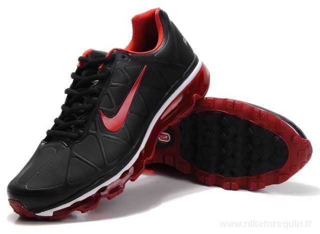 Air Max 2011 chaussures noir et rouge (4)